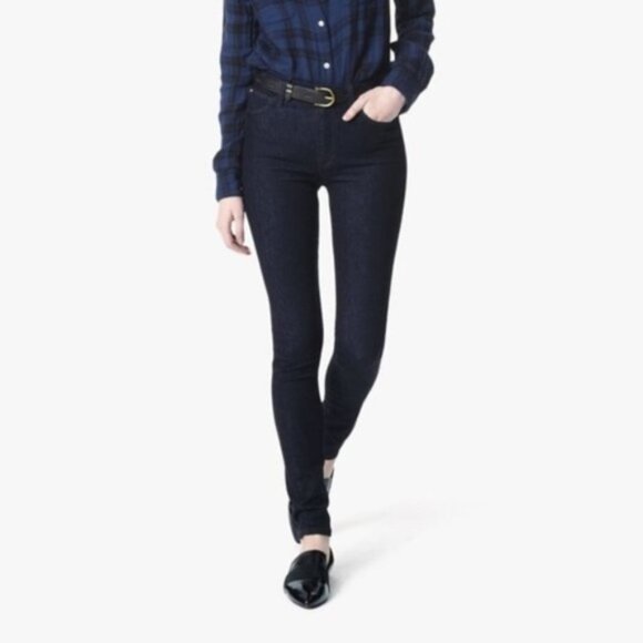 Joe's Jeans High Rise Skinny Jeans Flawless Charlie Maribel Dark Wash Denim 24 - Picture 3 of 12